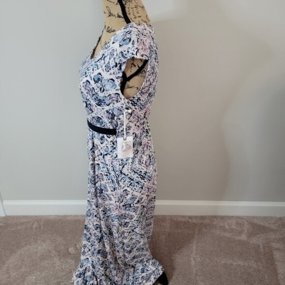 Jessica Simpson mixed print maternity dress - Picture 2 of 5